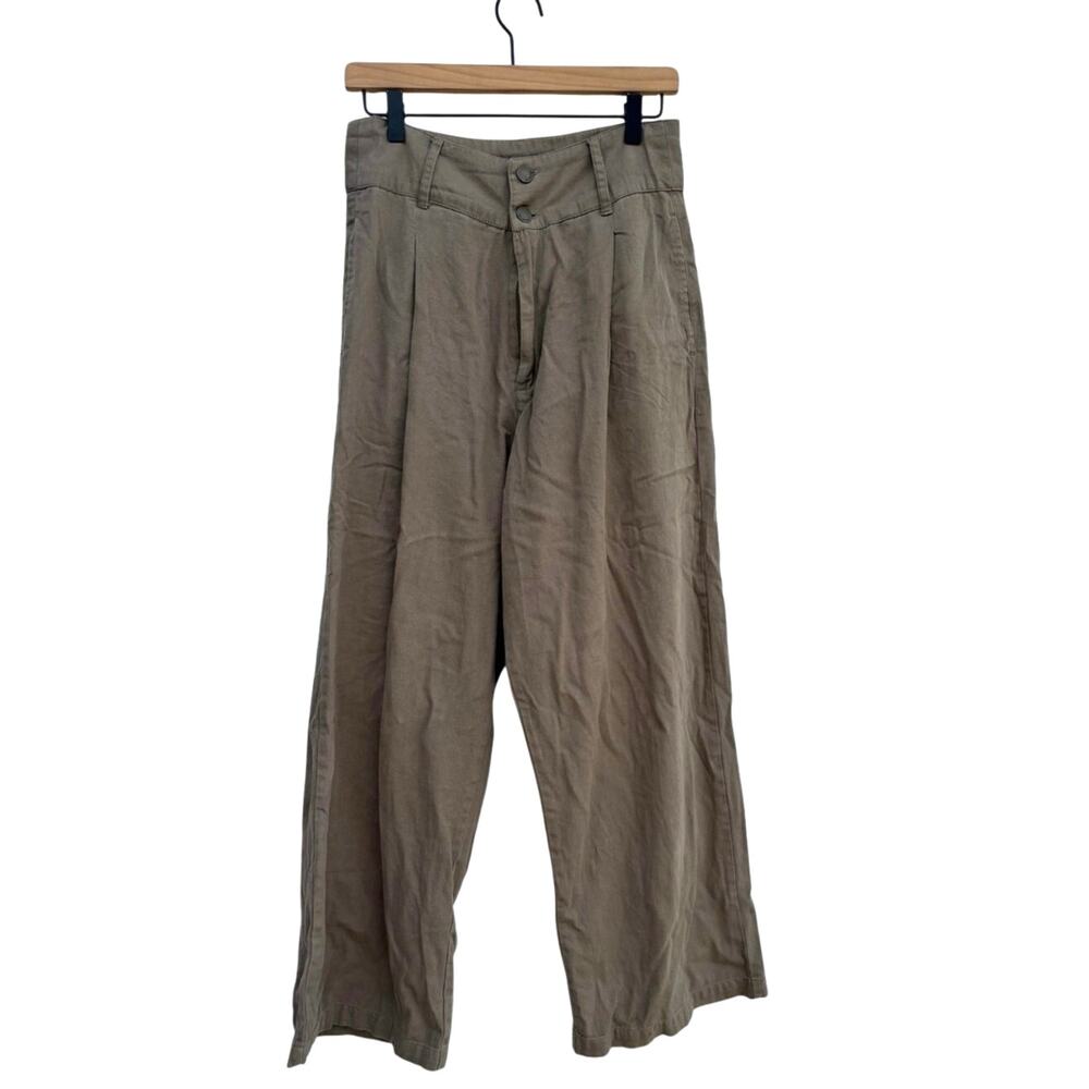 Billabong Pants,‎ High Waisted, Double Button, Wide Leg, Sz 28